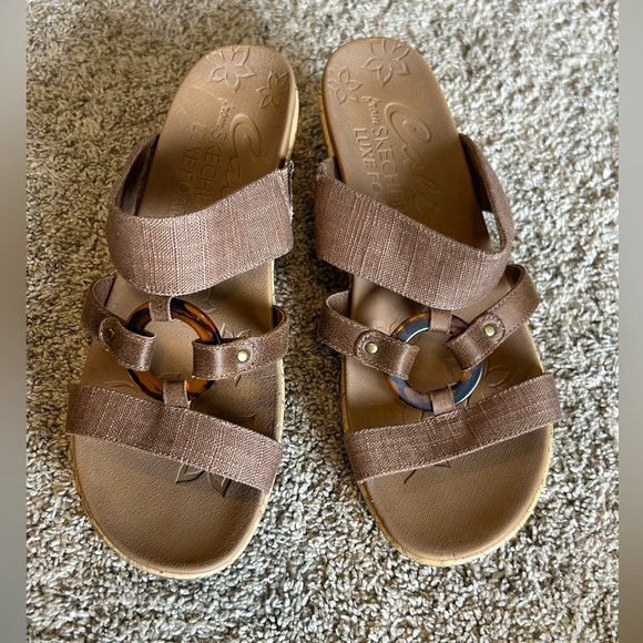 Skechers Women's Beverlee-Sail Away Wedge Sandal SZ 11 - Picture 2 of 10